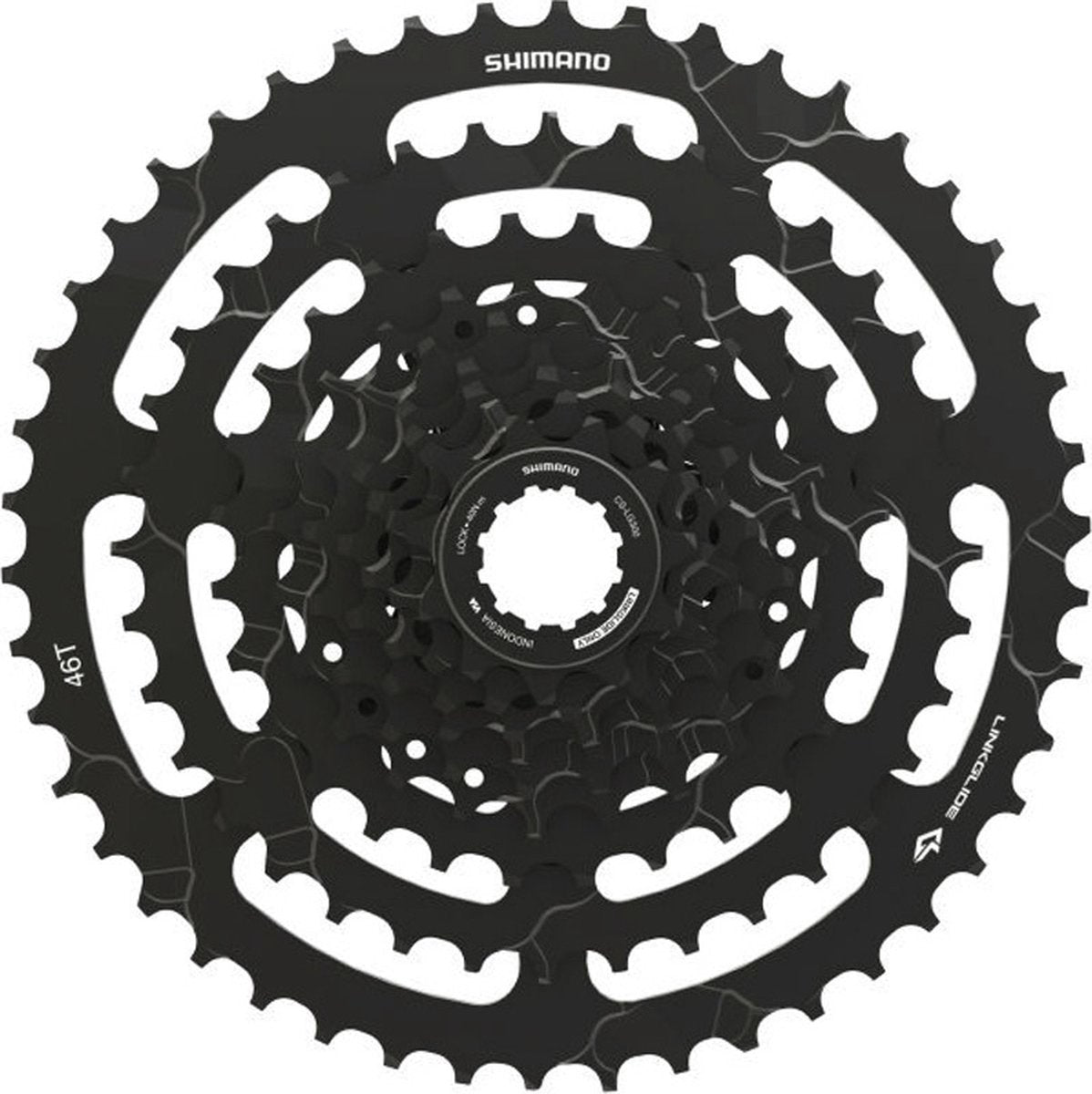Shimano Cassette Segnali 9V 11-46T CS-LG300 NERO