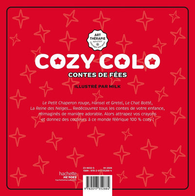 Hachette heroes – cozy colo – coloring book – 170 g paper – single sided