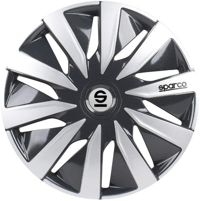 Sparco - tapacubos - llantas - lazio - 15 pulgadas - gris plata