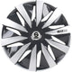 Sparco - tapacubos - llantas - lazio - 15 pulgadas - gris plata