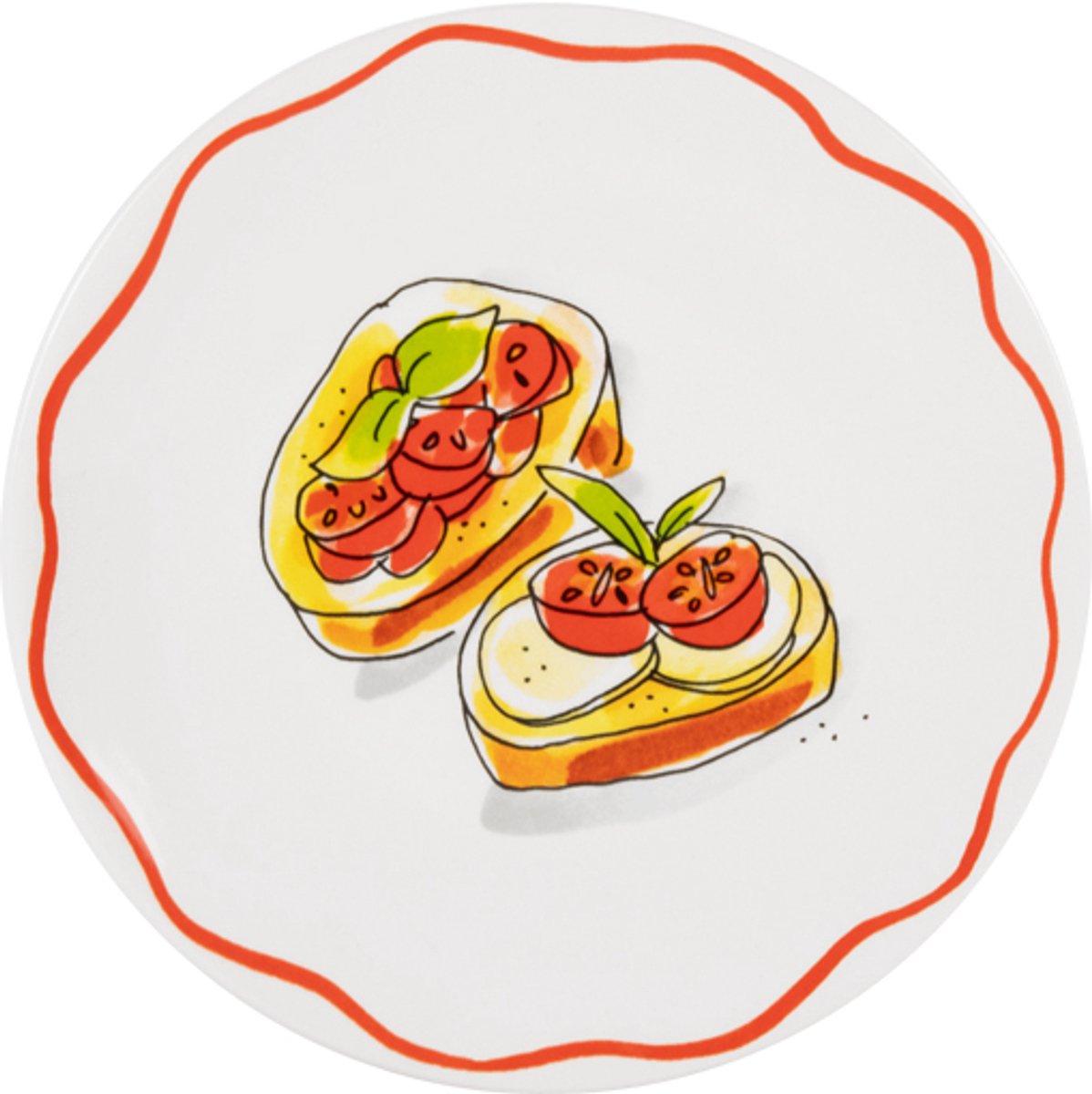 Blond Amsterdam, pasta: piatto bruschetta 18 cm