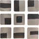 Set decorativo da parete Wood Nami - metallo - nichel - 25x25x25