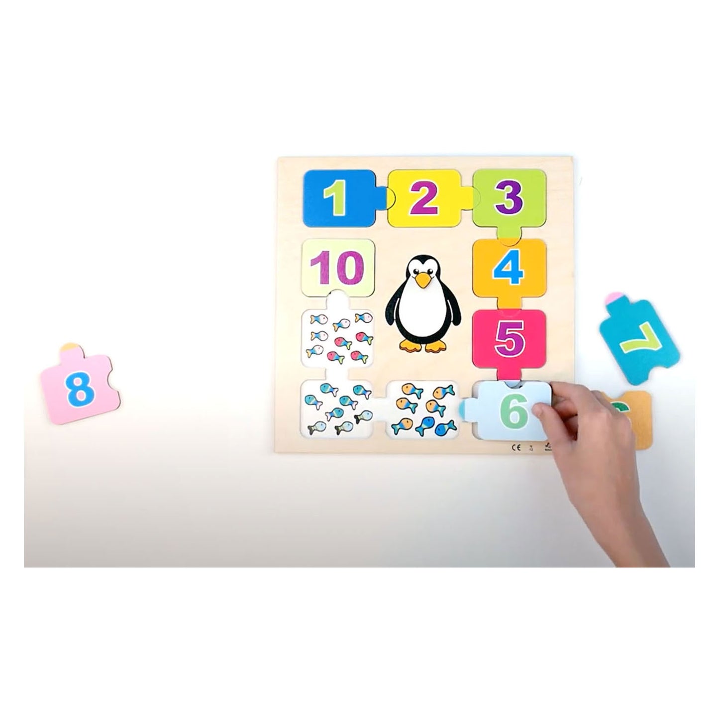 Rolf Rolf Relief Puzzle 10 Piccolo pesce, 10st.