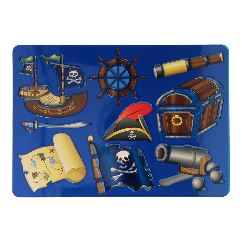 Modello di grafico pirata, 27x19cm
