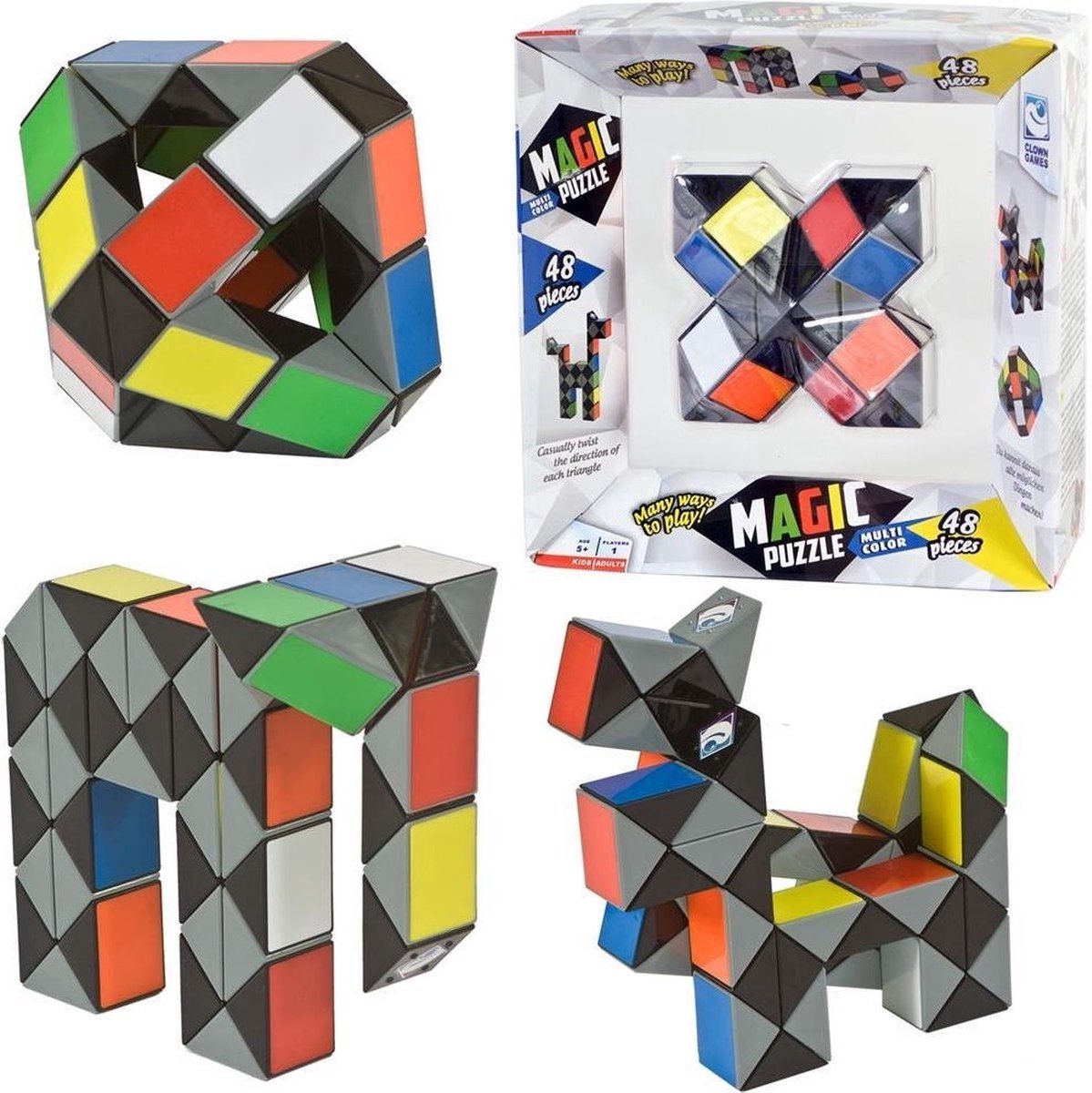 Clown Games Clown Puzzle Multi Colori