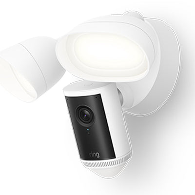 Ring camera with spotlights pro (latest generation) - 4k - outdoor - white