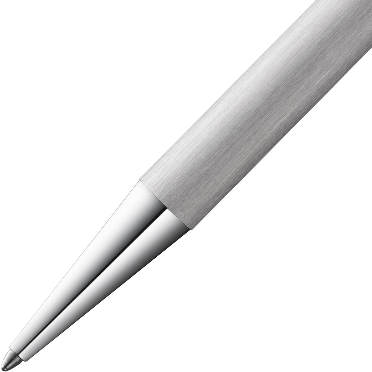 Bolígrafo Lamy scala 251 - acero inoxidable cepillado, acabado satinado con mecanismo giratorio - incl. Recarga de gran capacidad de 16 m en color negro.