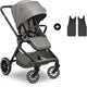 Hauck move n care - cochecito multifuncional - incluye adaptador para la silla de auto de su bebé - gris oscuro