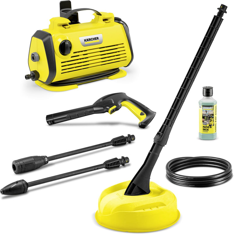 Idropulitrice domestica Kärcher k 3 orizzontale plus - 120 bar - 380 l h - 25 m² h - idropulitrice per terrazza t 1 - adatta tra l'altro per. auto - biciclette - terrazzini - balcone - mobili da giardino e moto