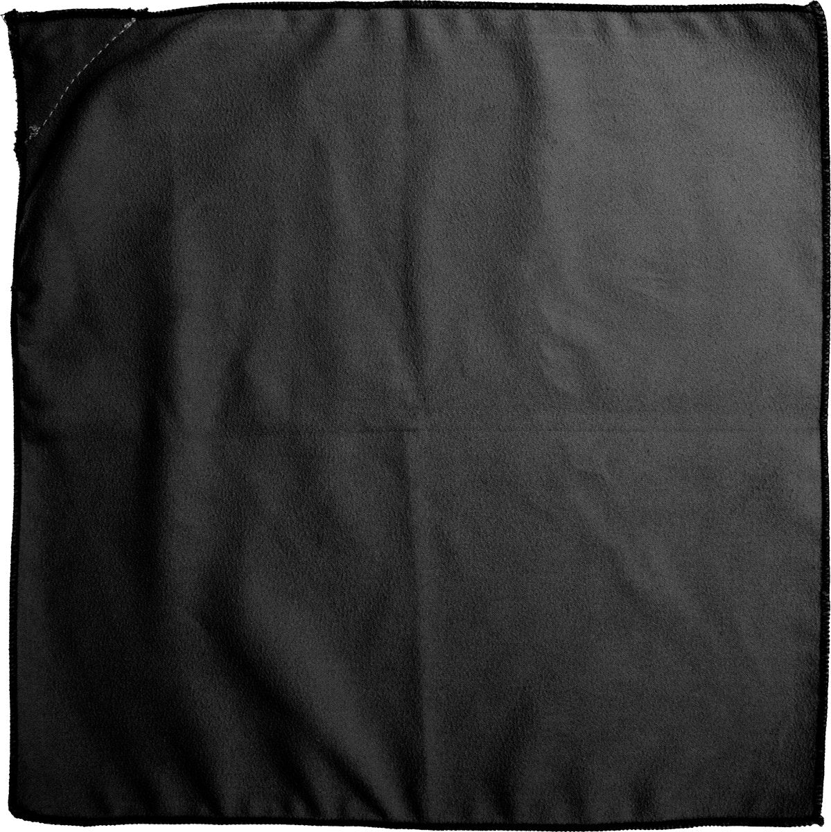 Kangaro whiteboard wisser - doek 30x30cm - zwart - magnetisch