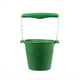 Secchiello per giocattoli Scrunch - verde - pieghevole - riciclabile