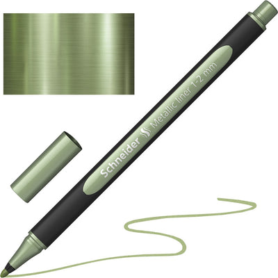 Instrumentos de escritura Schneider liner metálico schneider - paint-it 020 - 1-2 mm - verde vintage metálico - s-ml02001035