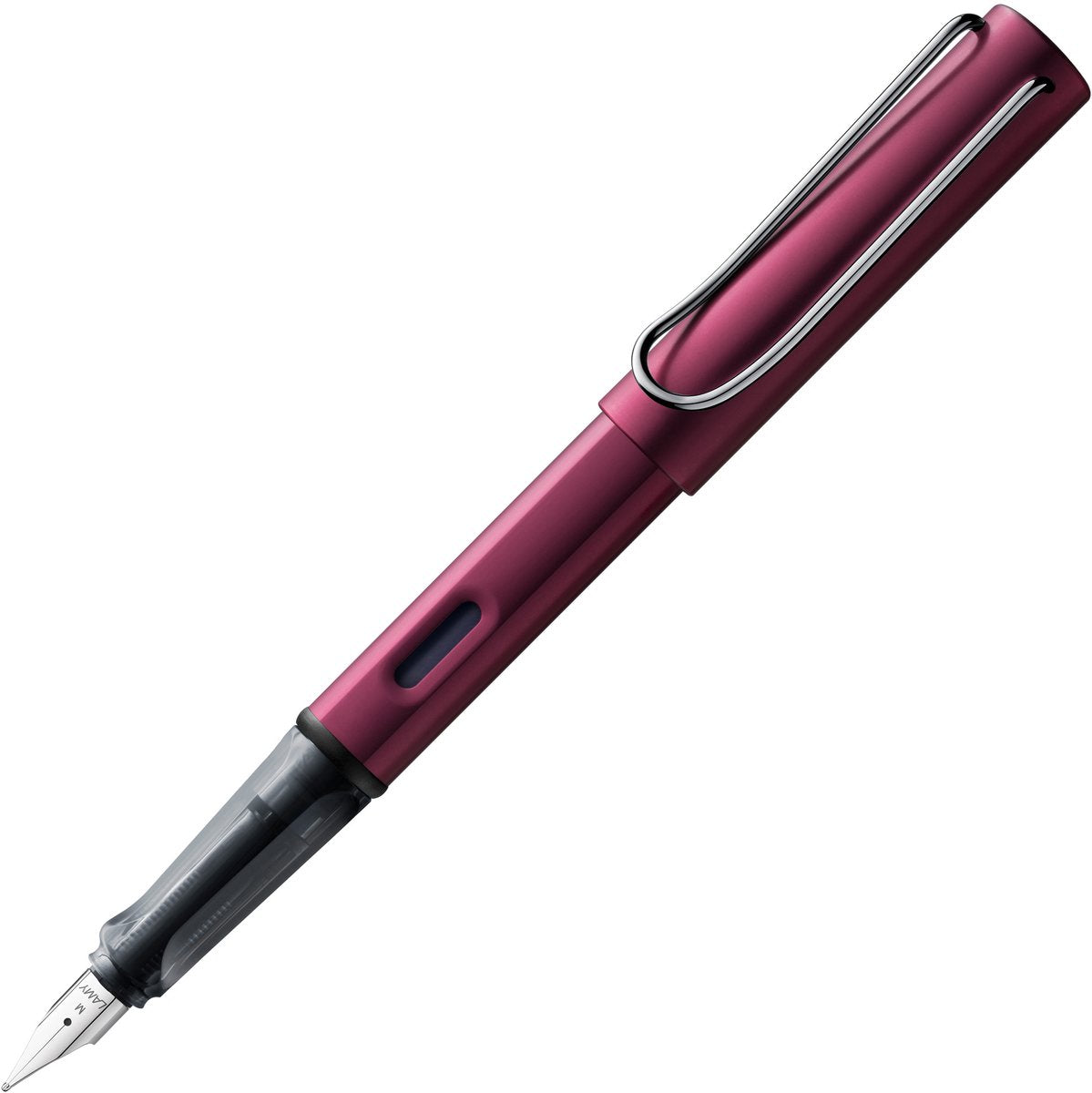 Penna stilografica Lamy al-star nero viola | alluminio ergonomico | pennino in acciaio b | incluso t 10 inchiostro blu | destrorso