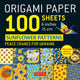 Tuttle origami paper 100 sheets sunflower patterns 6 (15 cm)