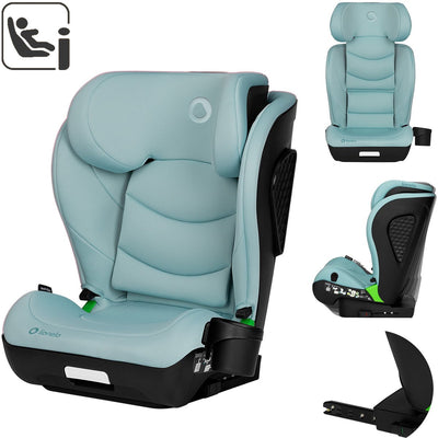 Lionelo neal i-size – autostoel 100-150 cm – isofix of autogordel – verstelbare hoofdsteun (10 standen) – kantelbare rugleuning (4 standen) – side impact protection – bekerhouder – epp eps schuim – afneembare hoes – comfortabel universeel