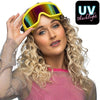 Maschera da sci Boland Party giallo neon