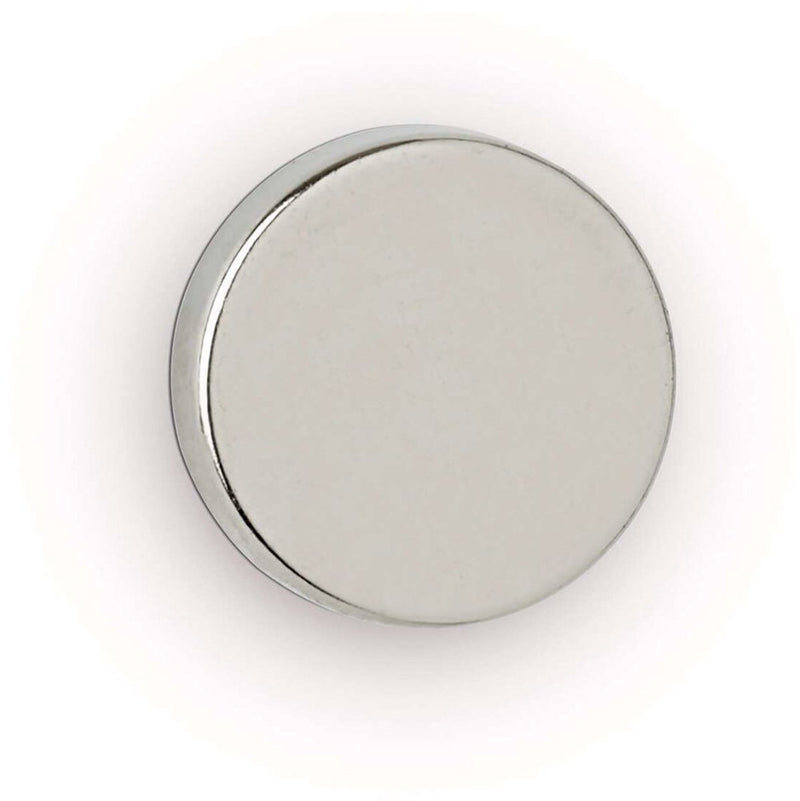 Maul magneet rond 10 stuks 2,5 kg staal metaal neodymium magnetisch ø 1.2 x 0.3 cm zilver