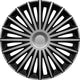 Gorecki wieldoppenset dakota sil bl 13 inch zilver 4 stuks