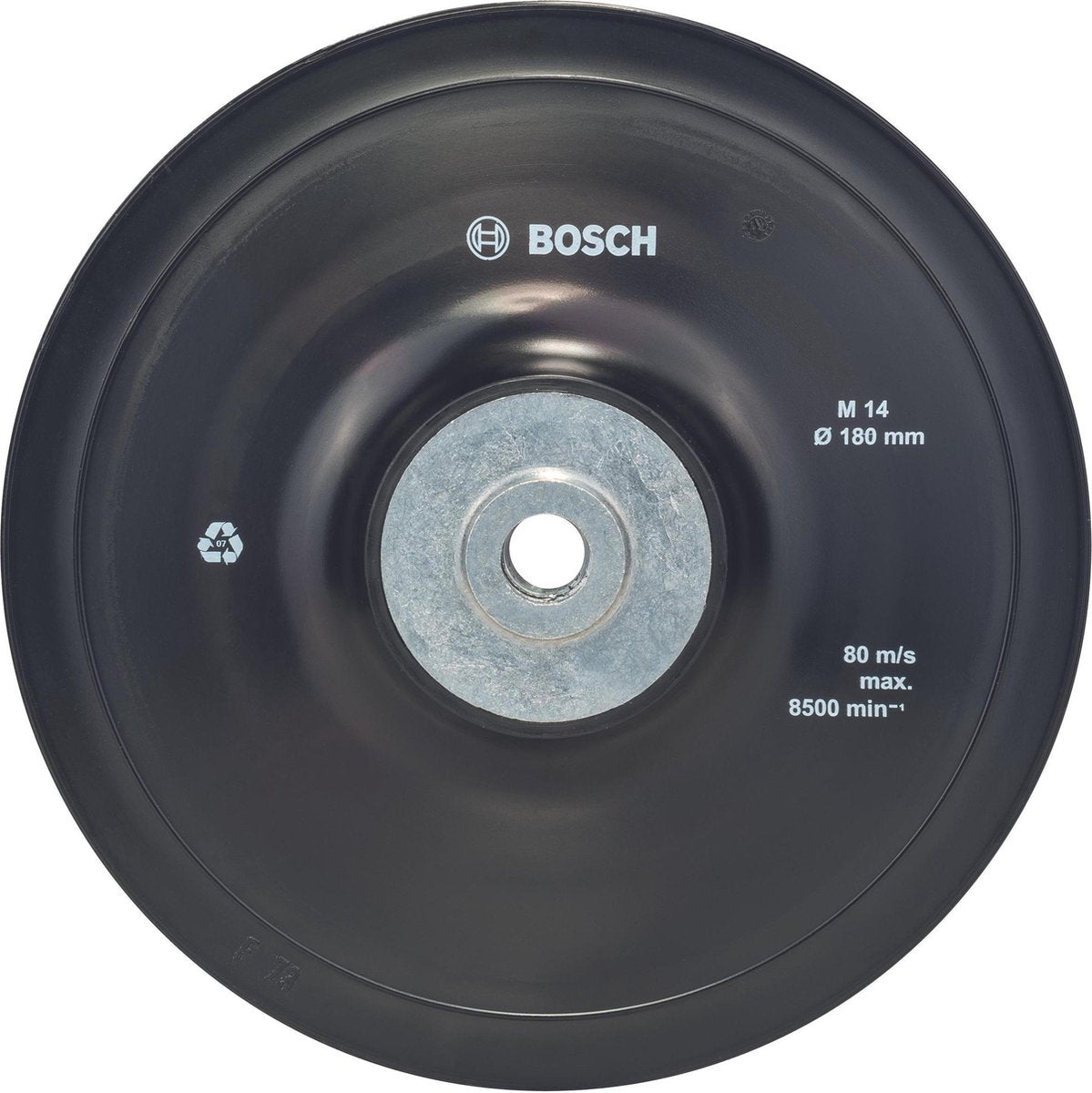 Plato soporte Bosch de 180 mm para amoladora angular