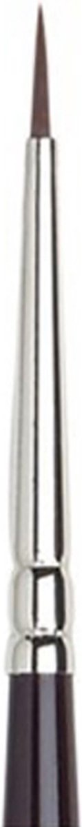Winsor newton galeria - pincel para pintar acrilico - forma redonda - mango corto - no. 0 cepillo - 1,2 mm
