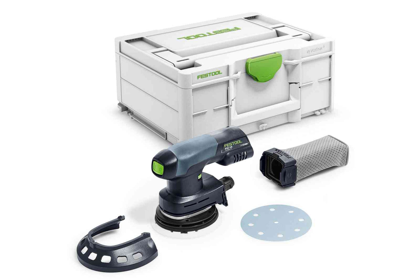Lijadora excéntrica inalámbrica festool etsc 125-basic
