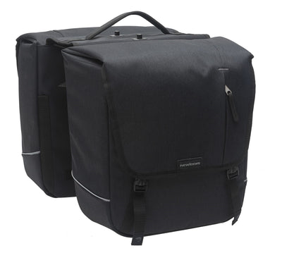 New Looxs Nova Double Detachable - Dubbele Fietstas Zwart 35x35x15cm