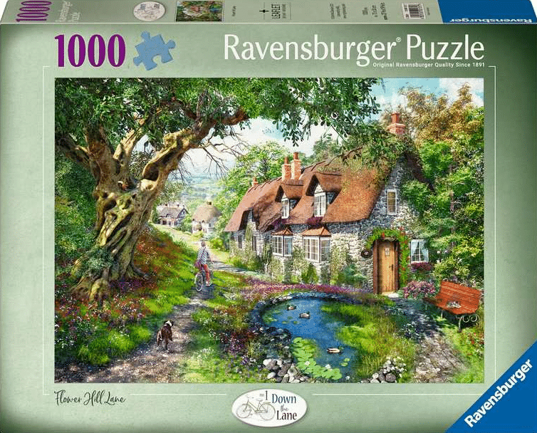 Ravensburger Jigsaw Puzzle Flower Hill Lane, 1000.
