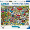 Ravvensburger Jigsaw Puzzle Holiday Resort 1: The Campsite, 1000st.