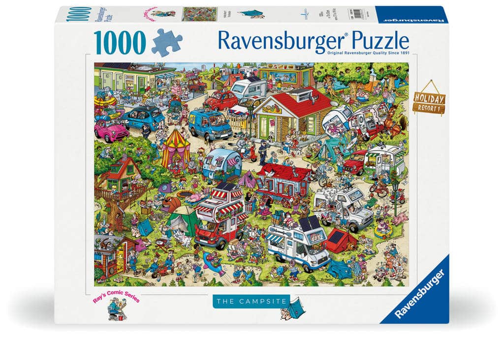 Ravvensburger Jigsaw Puzzle Holiday Resort 1: The Campsite, 1000st.