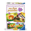RAVENSBURGER puzzle puzzle piccoli animali, 4in1