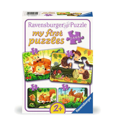 Ravensburger jigsaw puzzle Small animal families, 4in1