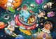 Ravvensburger Jigsaw Puzzle Animals nella stanza, 12 °.