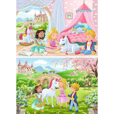 RAVENSBURGER puzzle puzzle Prince Princess, 2x12 st.