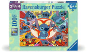 RAVENSBURGER JIGSAW Puzzle XXL Stitch, 100 °. - afbeelding 1