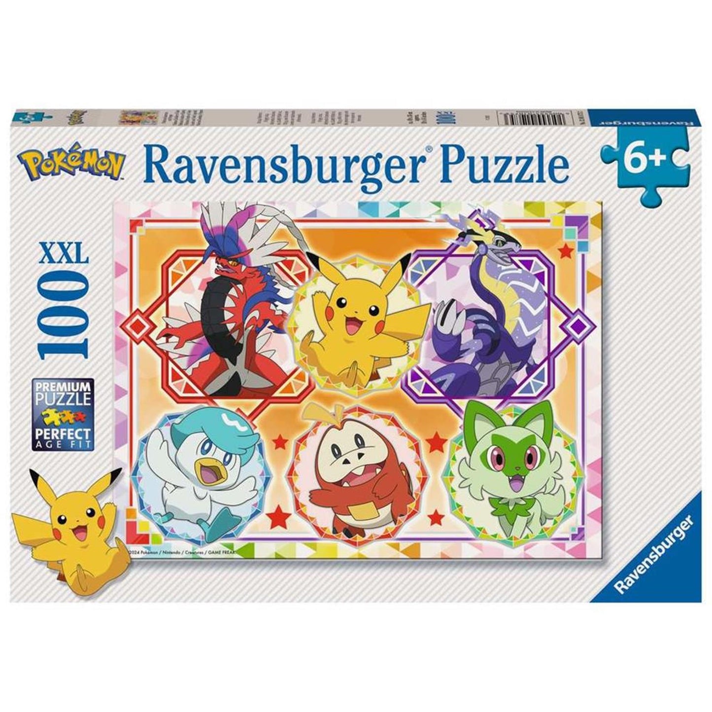 Ravensburger Jigsaw Puzzle XXL Pokémon, 100 °.