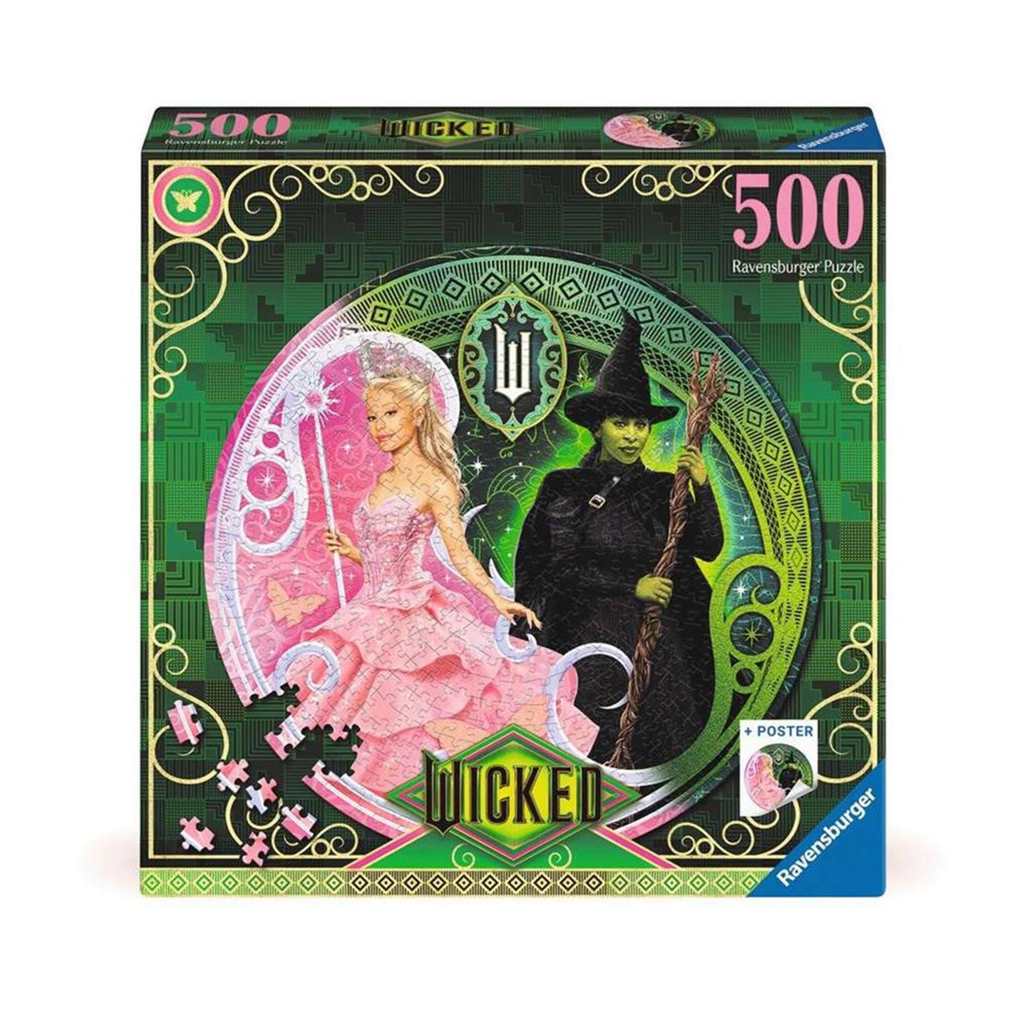 Ravensburger rompecabezas redondo malvado 500pzs