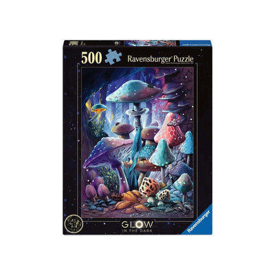 Ravensburger jigsaw puzzle moonlight mushrooms glow in the dark - 500 pcs.