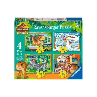 Puzzle Ravensburger Jurassic World Explorers - 4 puzzle