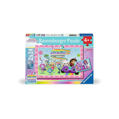 RAVENSBURGER JIGSAW Puzzle Gabby's Doll House, 2x24st.