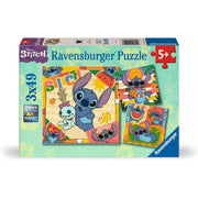 Ravensburger puzzel disney stitch 3x49 stukjes - afbeelding 1