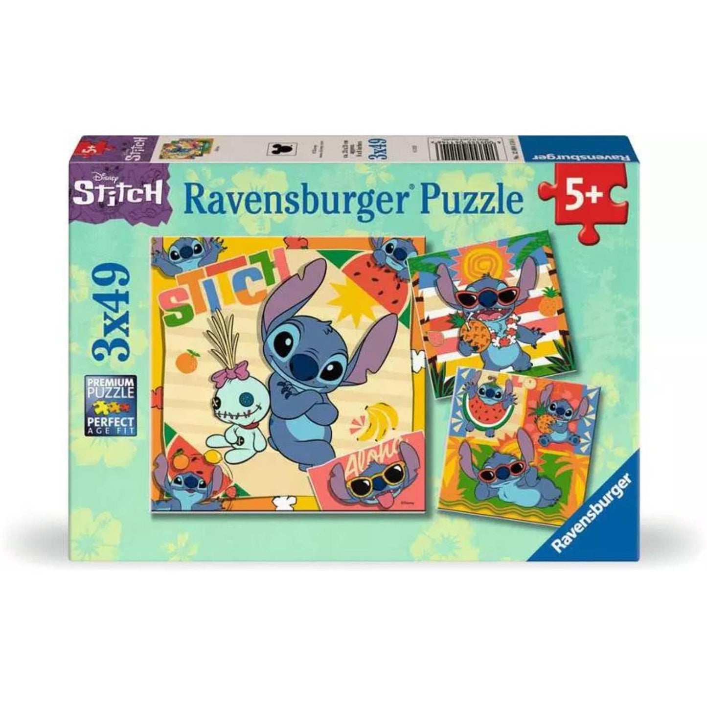RAVENSBURGER puzzle puzzle Disney Stitch, 3x49st.