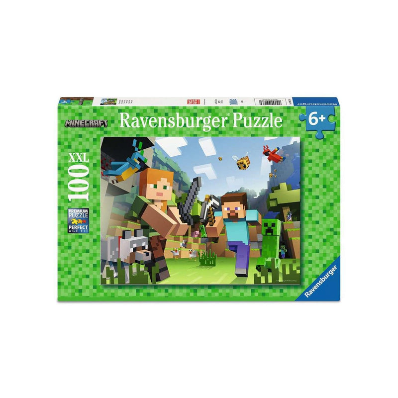 Puzzle Ravensburger Minecraft - 100 pezzi. xxl