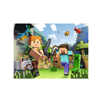Ravensburger rompecabezas minecraft - 100 piezas. xxl