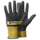 Guantes de precisión tegera 8802-9 nitrilo, nailon negro