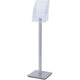 Brochure rack showdown mb3c230 2290 g silver