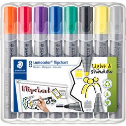 Pennarello per lavagna a fogli mobili staedtler 5.0 mm grigio permanente