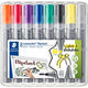 Rotulador de rotafolio staedtler 5,0 mm gris permanente