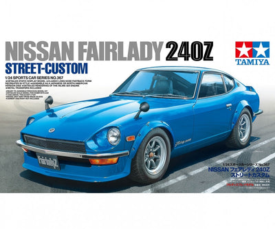 Tamiya model kit car - 24367 nissan fairlady 240z street-custom - plastica per auto - 1:24 - modellismo