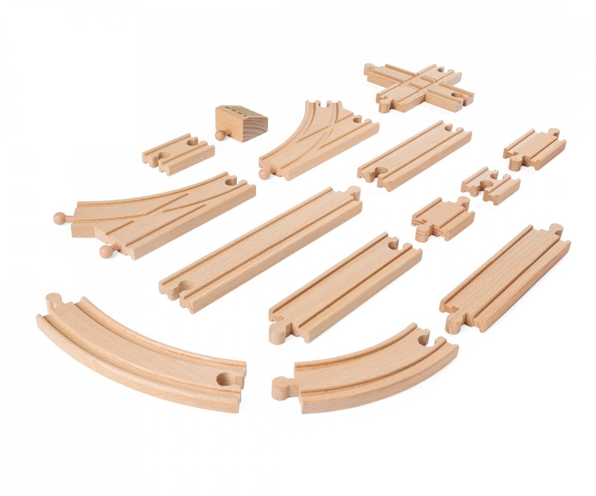 Eichhorn Train Rails Spore Play Set Groot, 44dlg.
