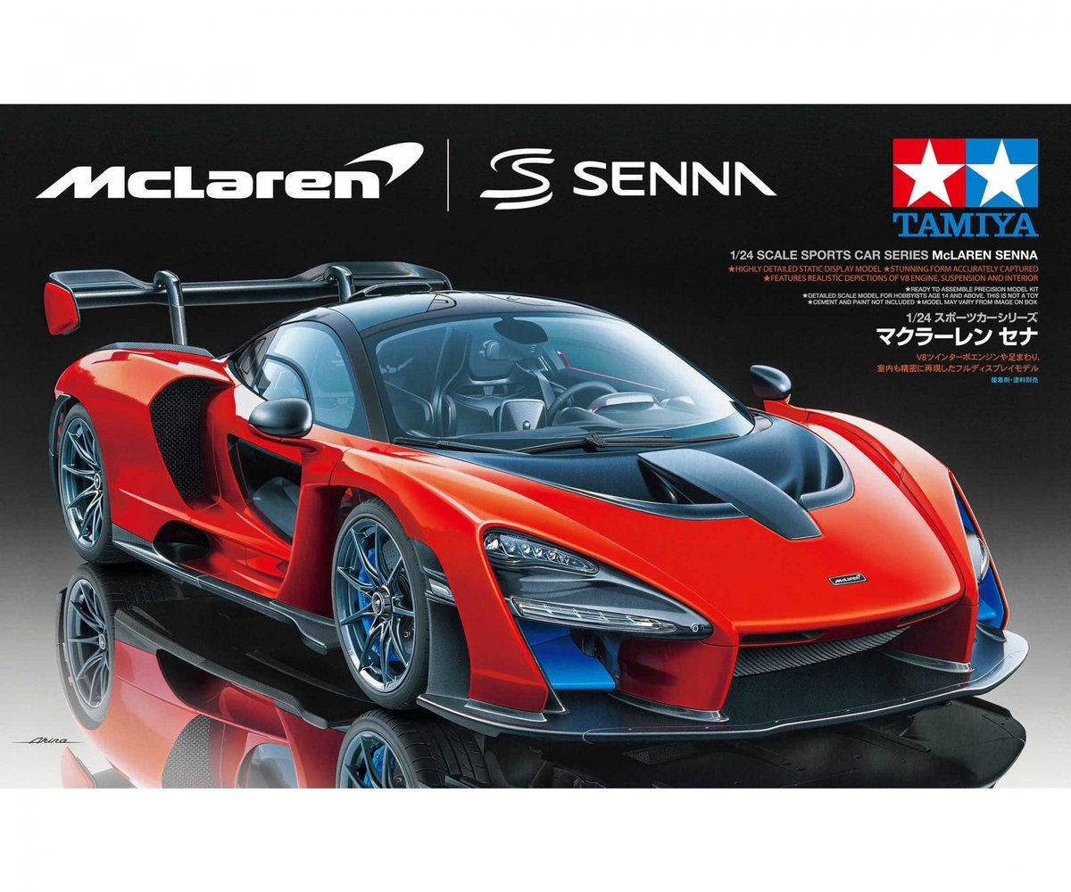 Tamiya modelbouwpakket militaire voertuigen - 24355 mclaren senna car plastic - 1:24 - modelbouw